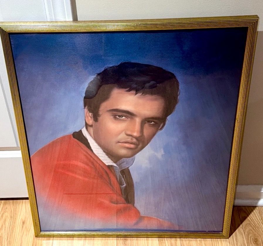 Elvis Presley Extra Large Framed Poster - Photograph 1986 - Vint - photo 3