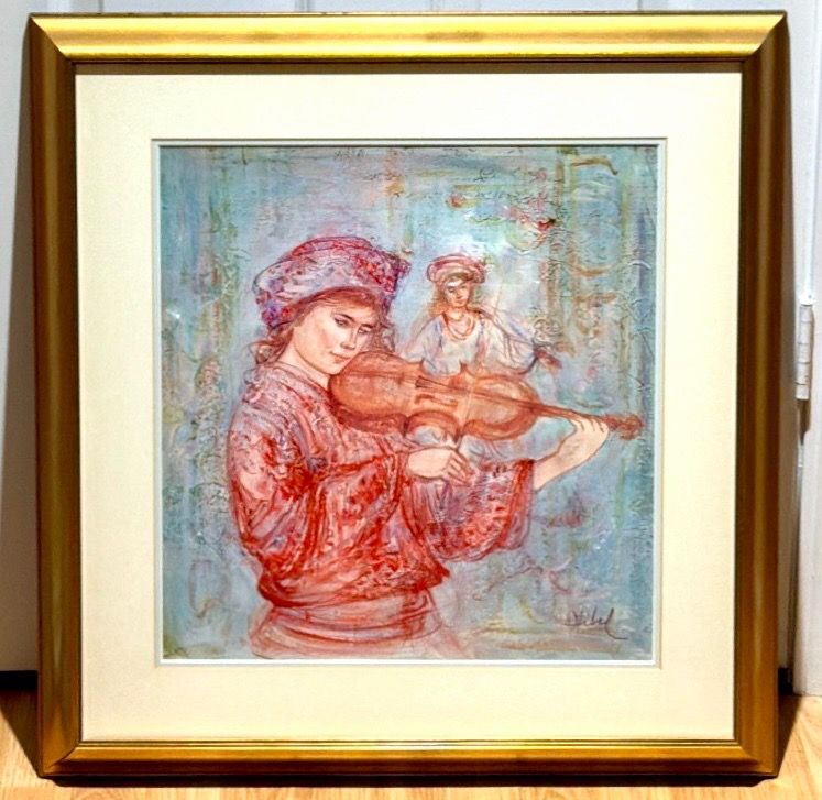 Edna Hibel "Virtuoso" Lithograph - Signed Collector's Edition