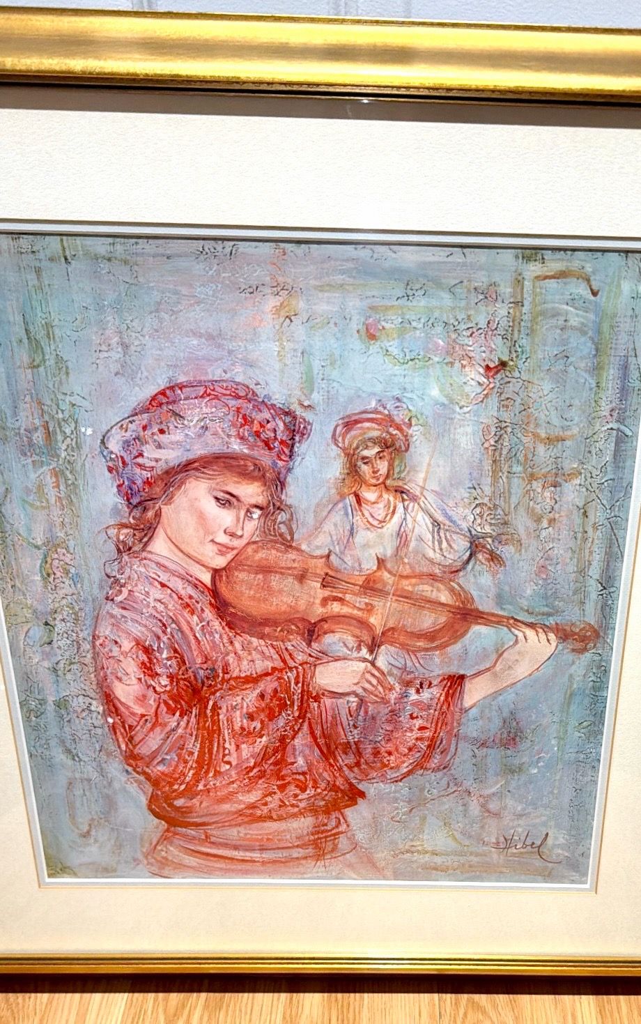 Edna Hibel "Virtuoso" Lithograph - Signed Collector's Edition - photo 3