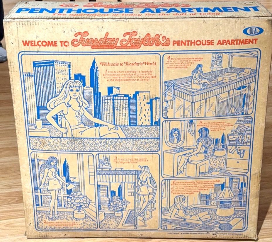 Tuesday Taylor Penthouse Playset by Ideal Toy Corp 1976 Vintage - photo 2