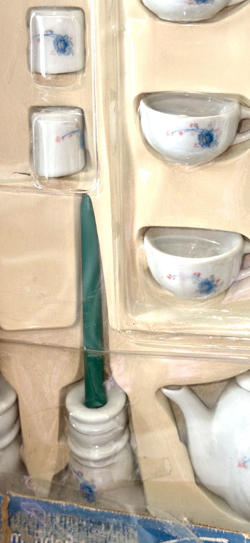 Porcelain Tea Set - 41 Piece Children's Floral Tea Set - New - V - photo 4