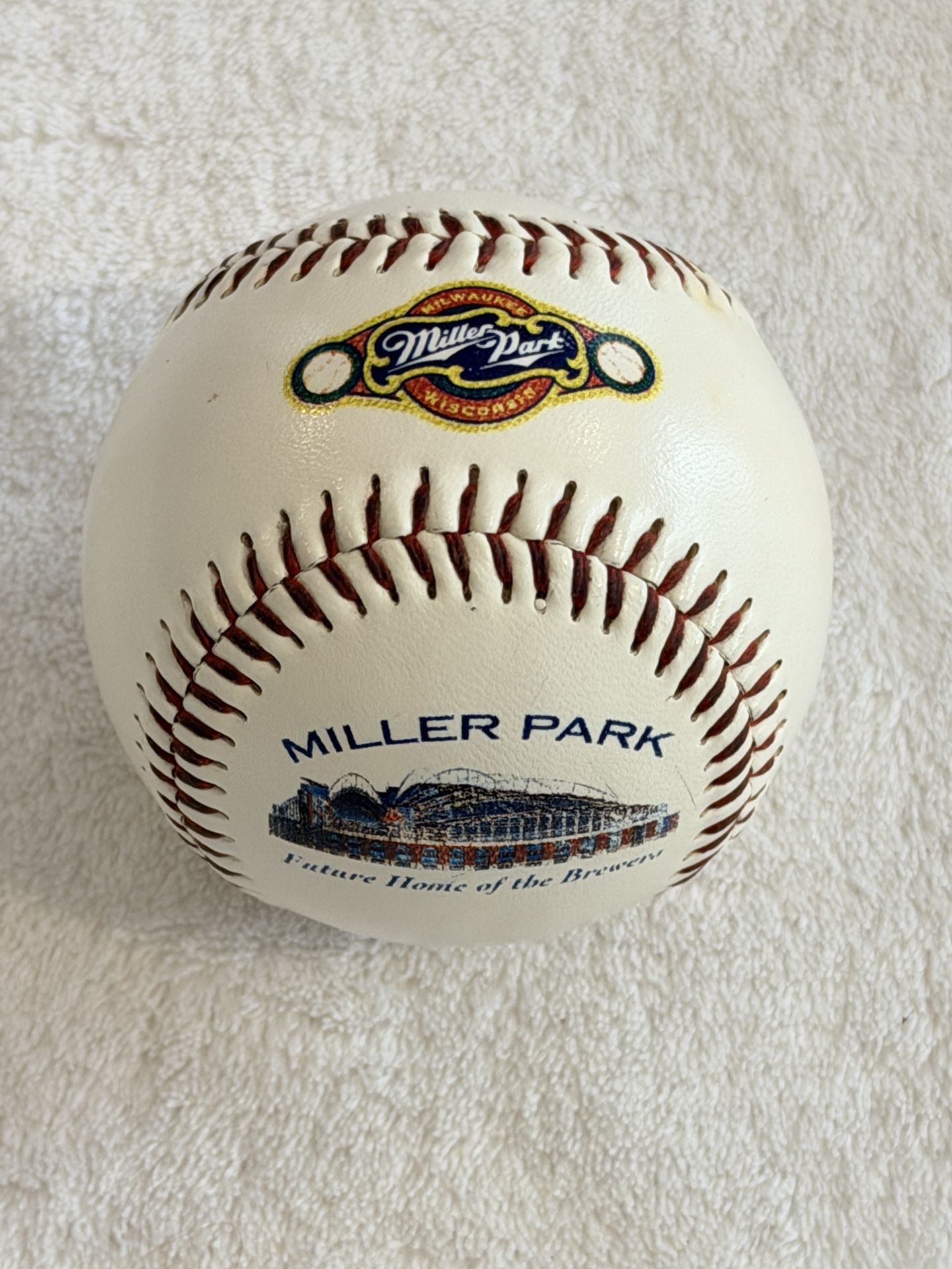 Milwaukee Brewers Miller Park 1996 Ground Breaking Baseball - photo 5