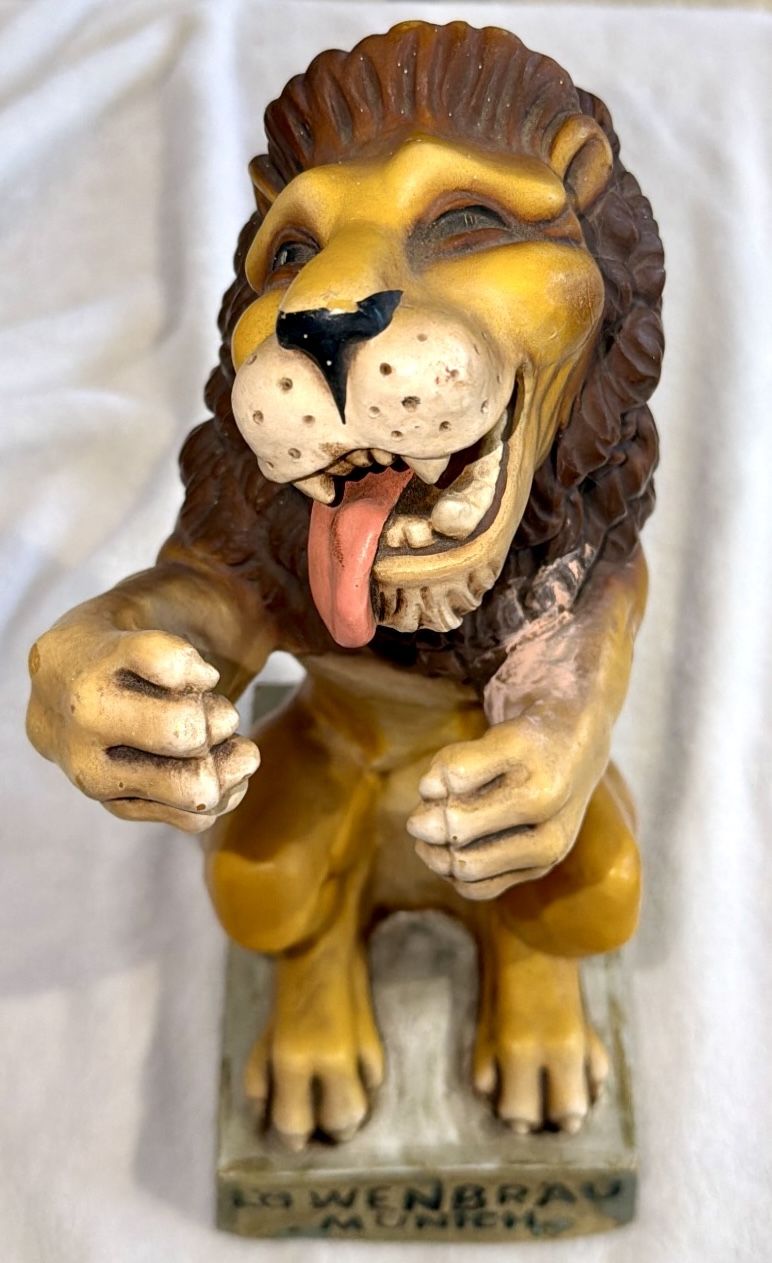 Vintage Lowenbrau Beer Lion Display - 1960s West Germany