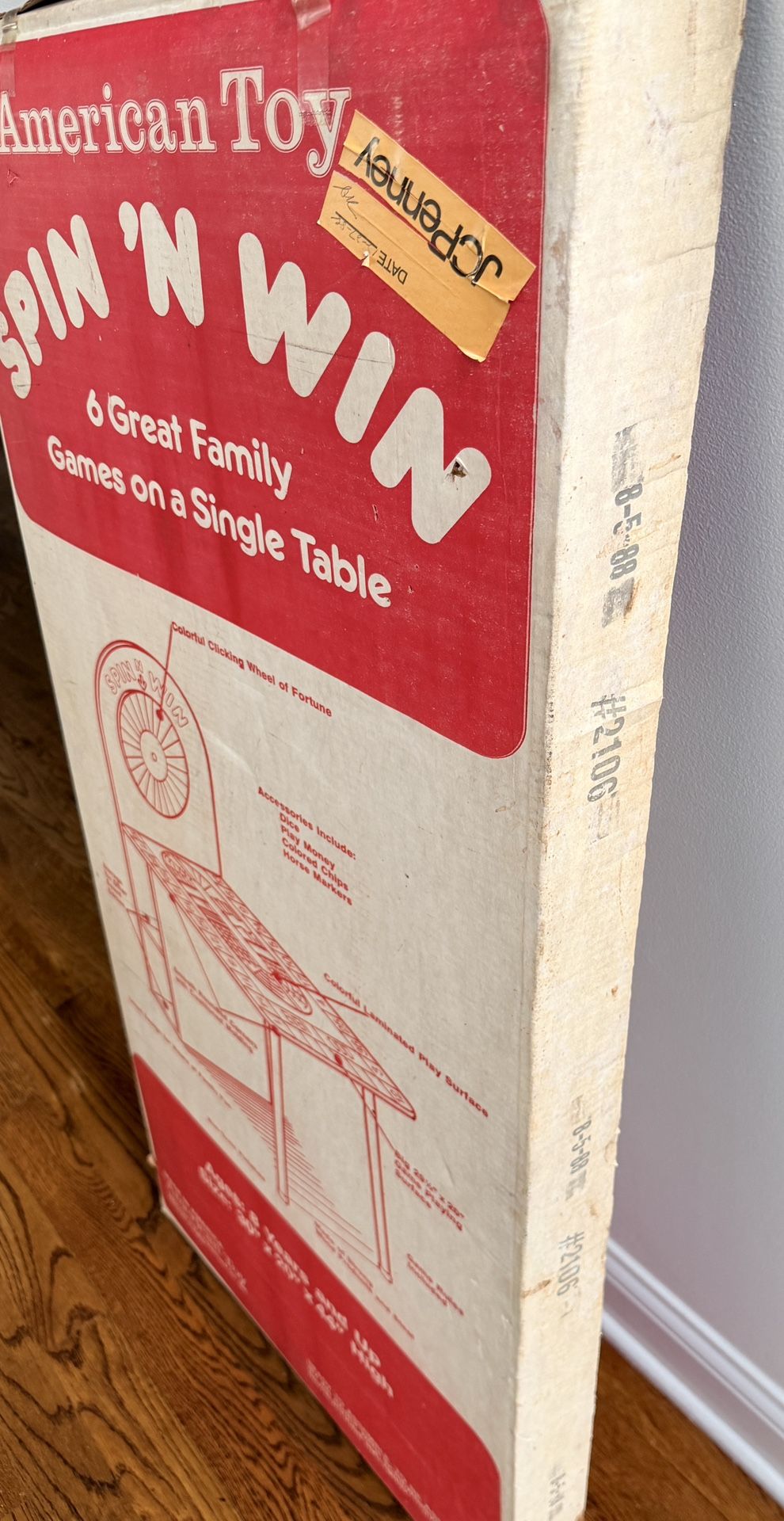 Vintage Spin 'N Win Multi-Game Table - New & Sealed 1988 - photo 4