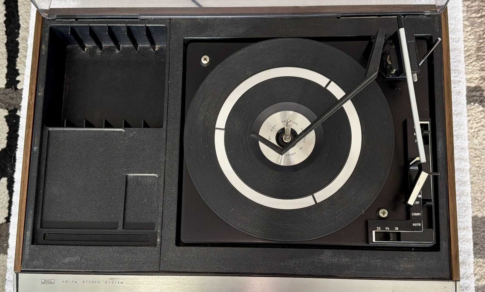 Sears Solid State AM/FM 8 Track Player/Record Stereo - photo 2