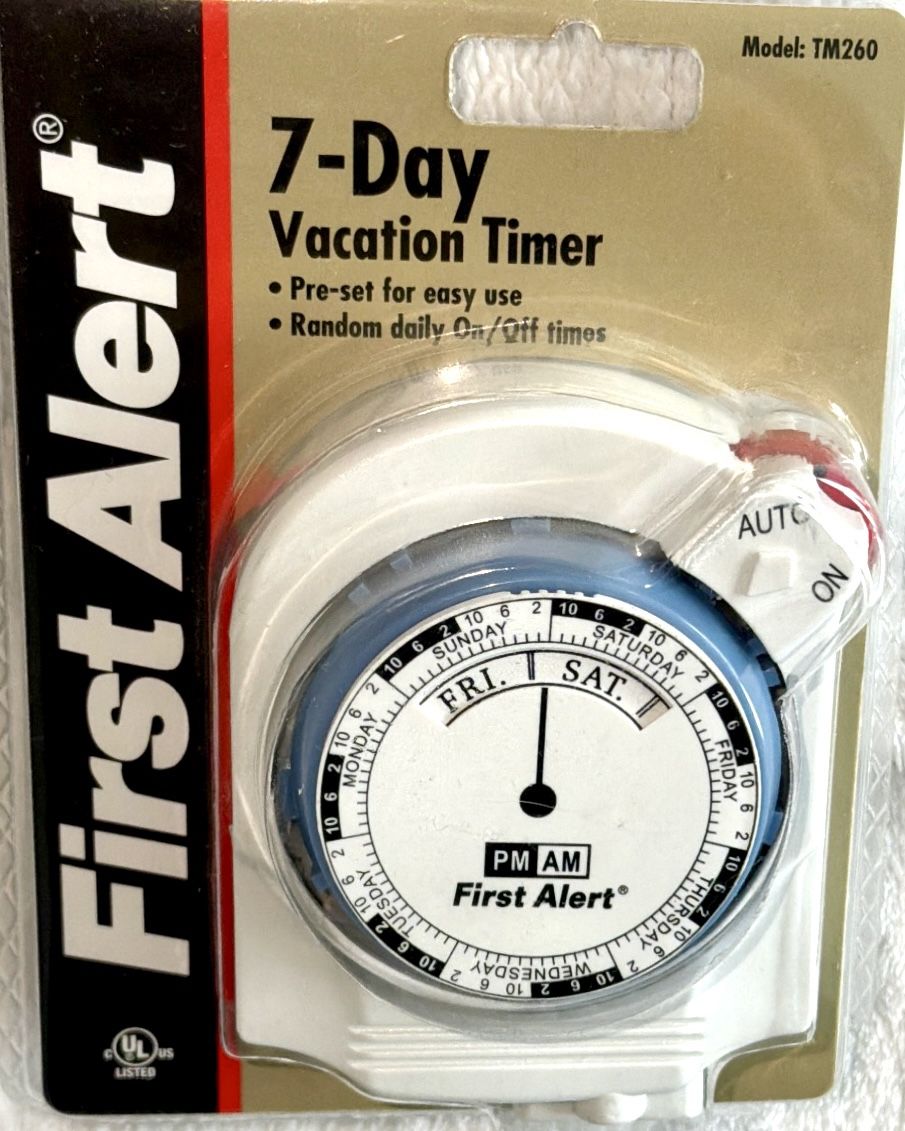 First Alert 7-Day Vacation Timer, TM260 - photo 4