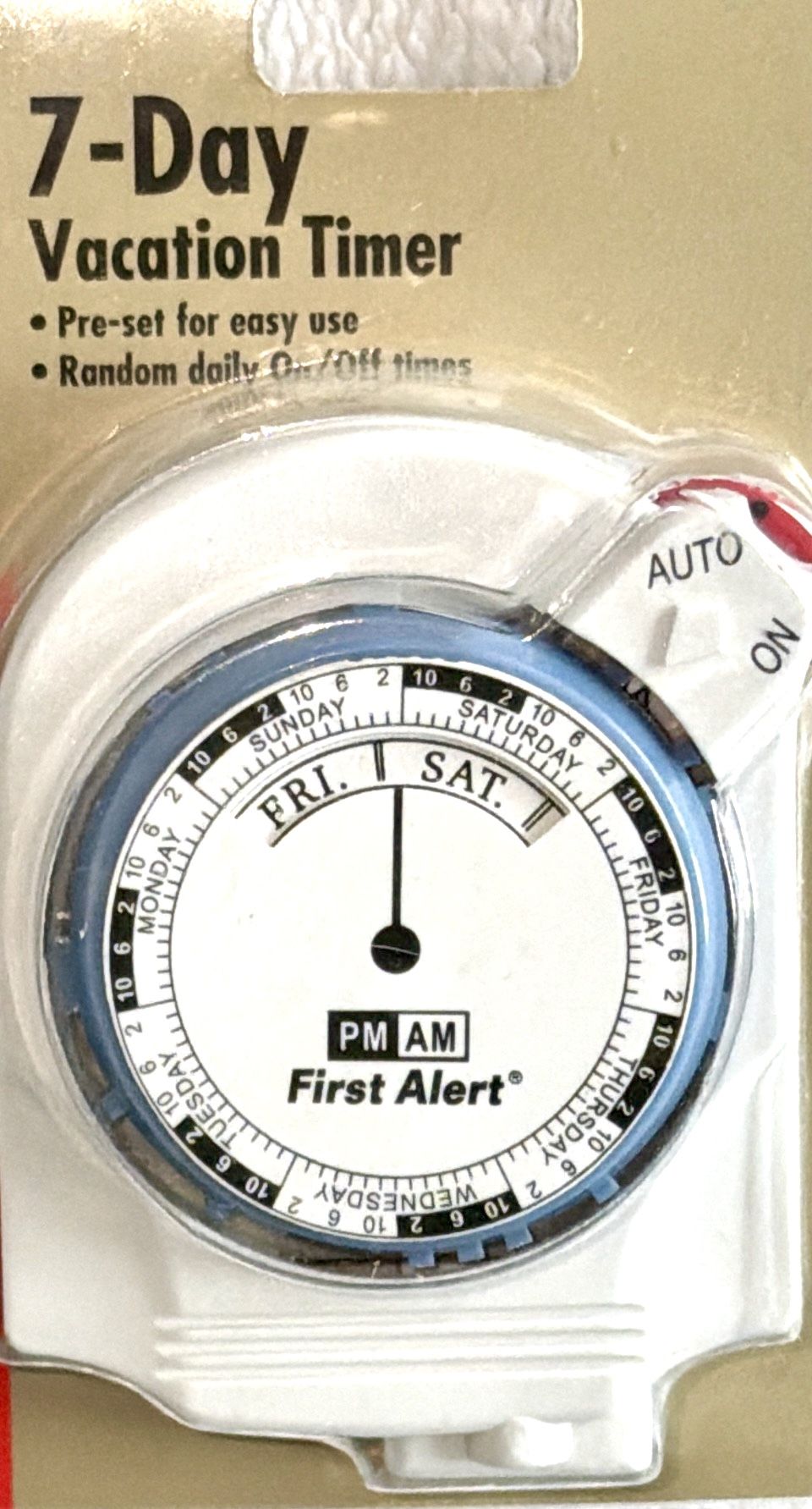 First Alert 7-Day Vacation Timer, TM260 - photo 5