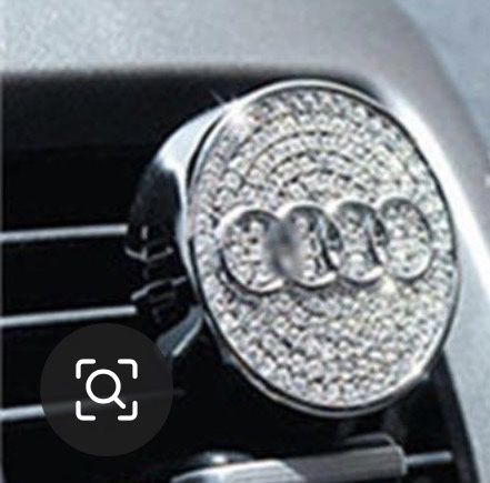 Audi Metal Rhinestone Air Freshener - New in Box! - photo 3