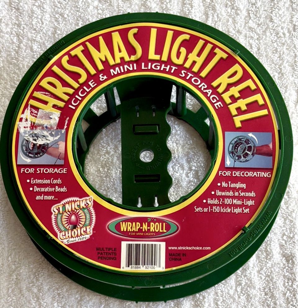 Christmas Light Reel-Wrap-N-Roll for light storage-Set of 2-New! - photo 4