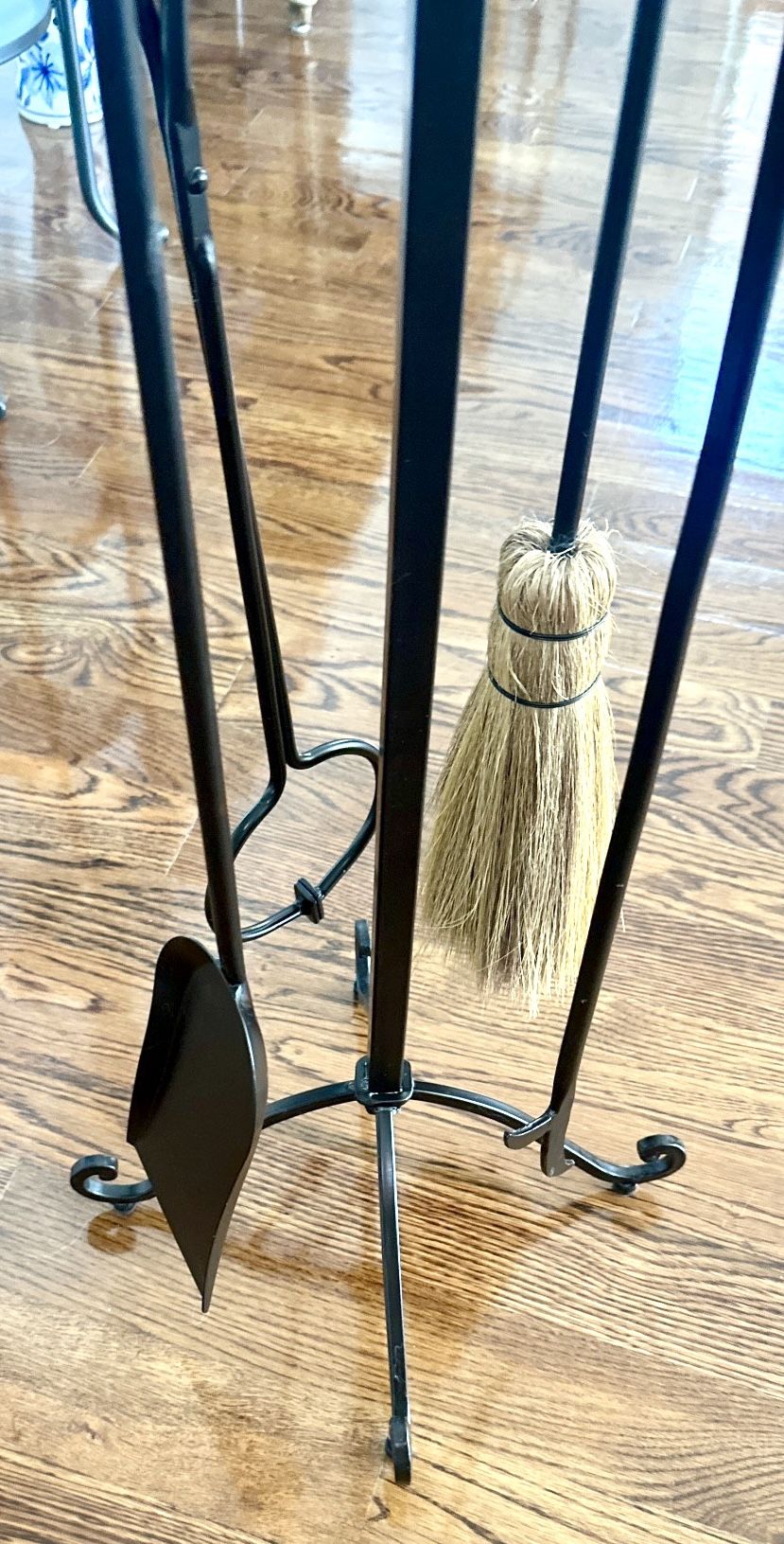 5-Piece Iron Fireplace Tool Set - Unused! - photo 3