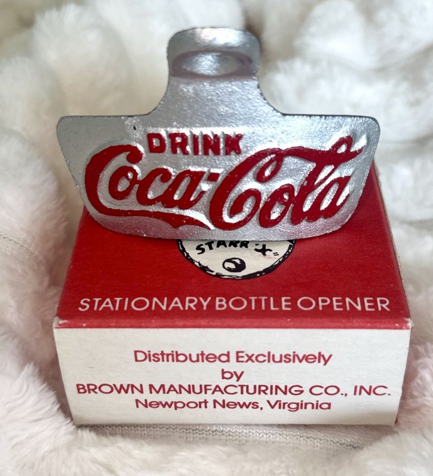 Vintage Coca-Cola Starr X Wall Mount Bottle Opener - New in Box