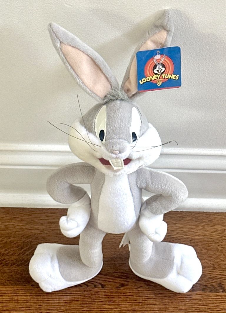 Bugs Bunny Plush Toy 18" Nanco Vintage 2002 New w/ Tags