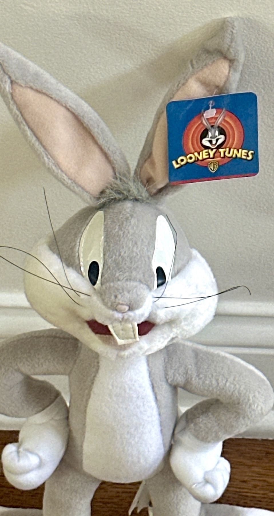 Bugs Bunny Plush Toy 18" Nanco Vintage 2002 New w/ Tags - photo 2