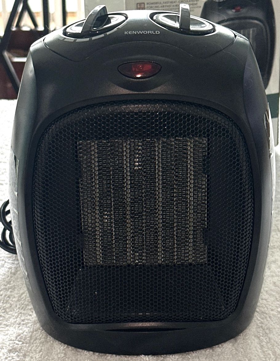 Kenworld Portable Ceramic Heater - 1500W - New in Box! - photo 3