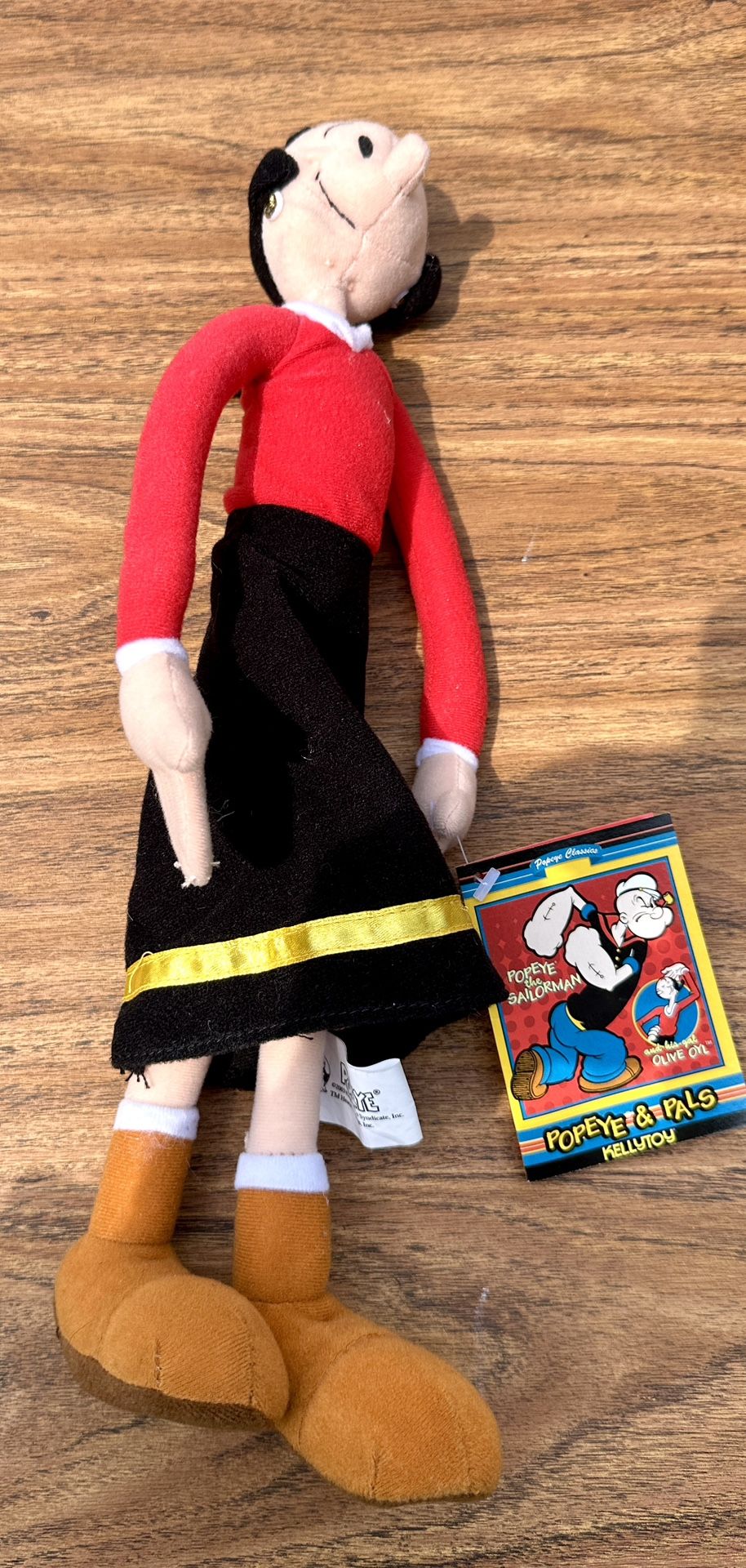 Popeye & Olive Oil Plush Toys - Set of 2 Vintage New! - photo 4