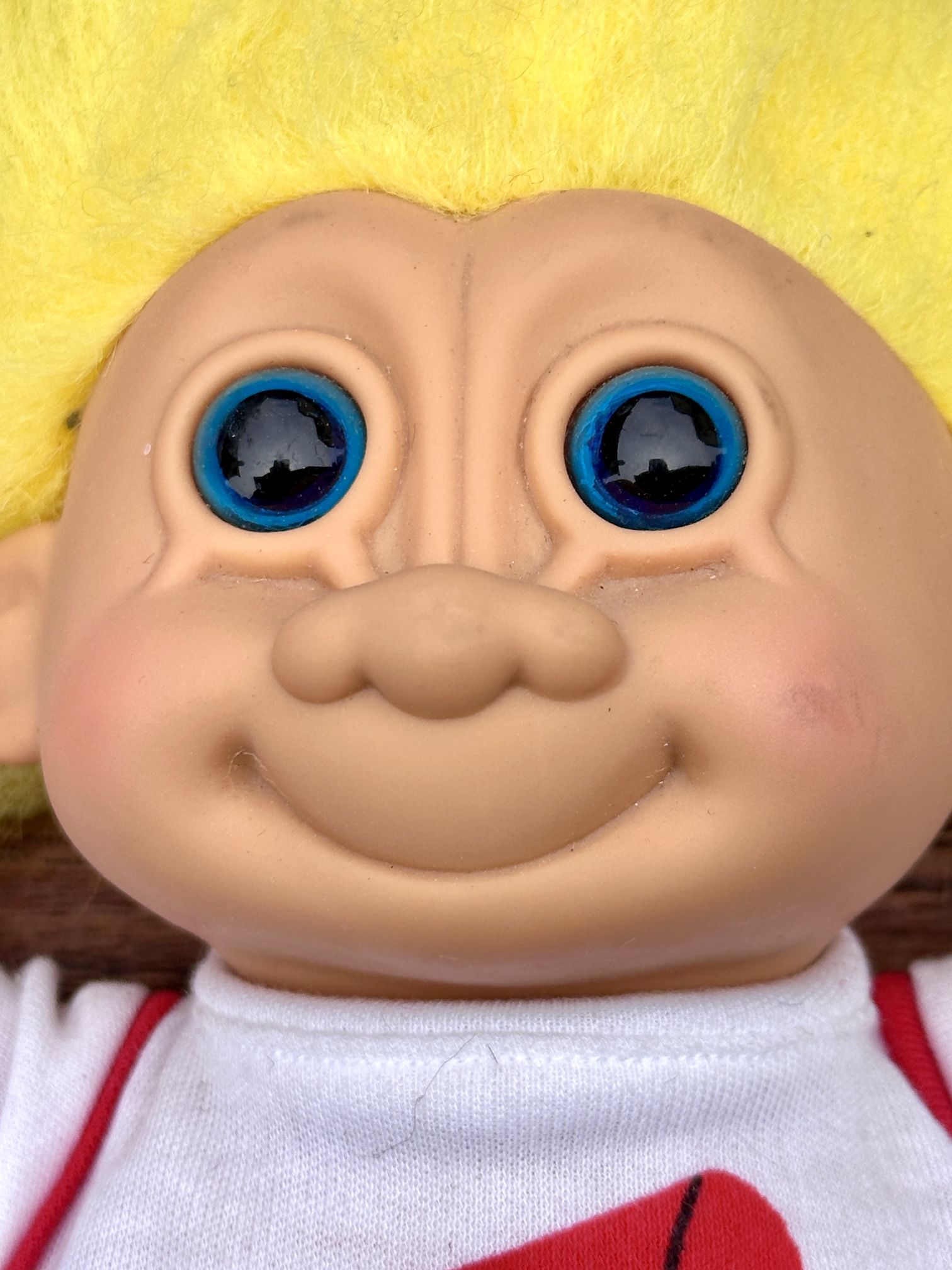 Russ Troll Kidz Cheerleader Doll - 12" Vintage - Red & White Out - photo 3