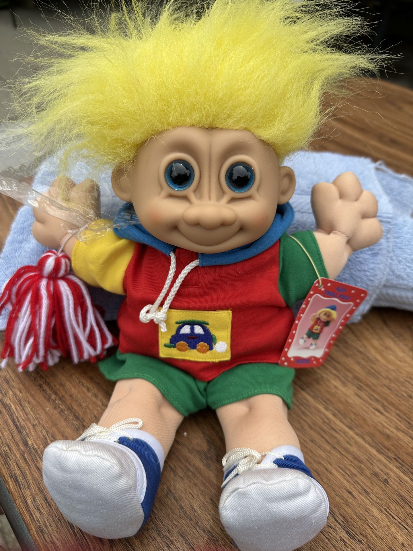 Russ Troll Kidz Buster Doll, 12” with Tags. Vintage-New