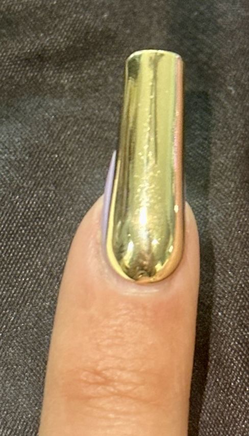 14K Yellow Gold Finger Nail - High Polished - photo 4