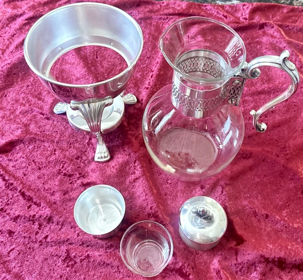 F.B. Rogers Silver Coffee/Tea Carafe Set - 5 Pc MCM Vintage
