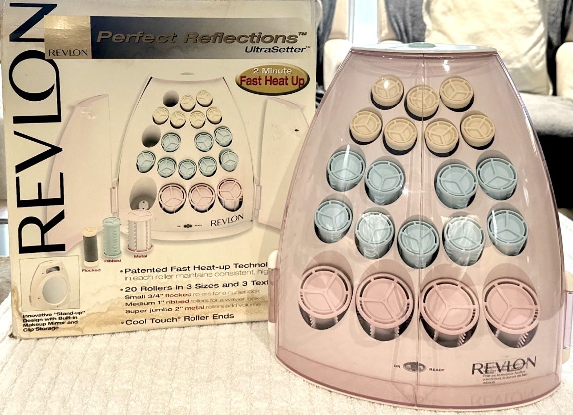 Revlon Perfect Reflections UltraSetter Hair Curlers - Vintage