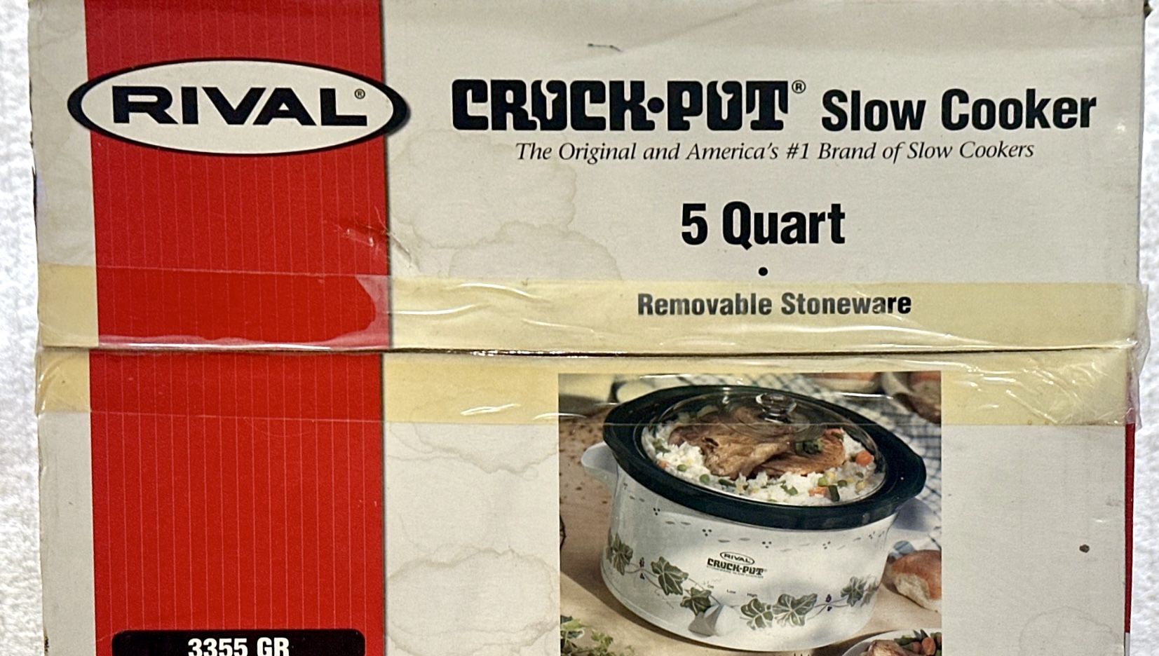 Rival 5 Quart Crock Pot Slow Cooker - Vintage - New in Box - photo 5