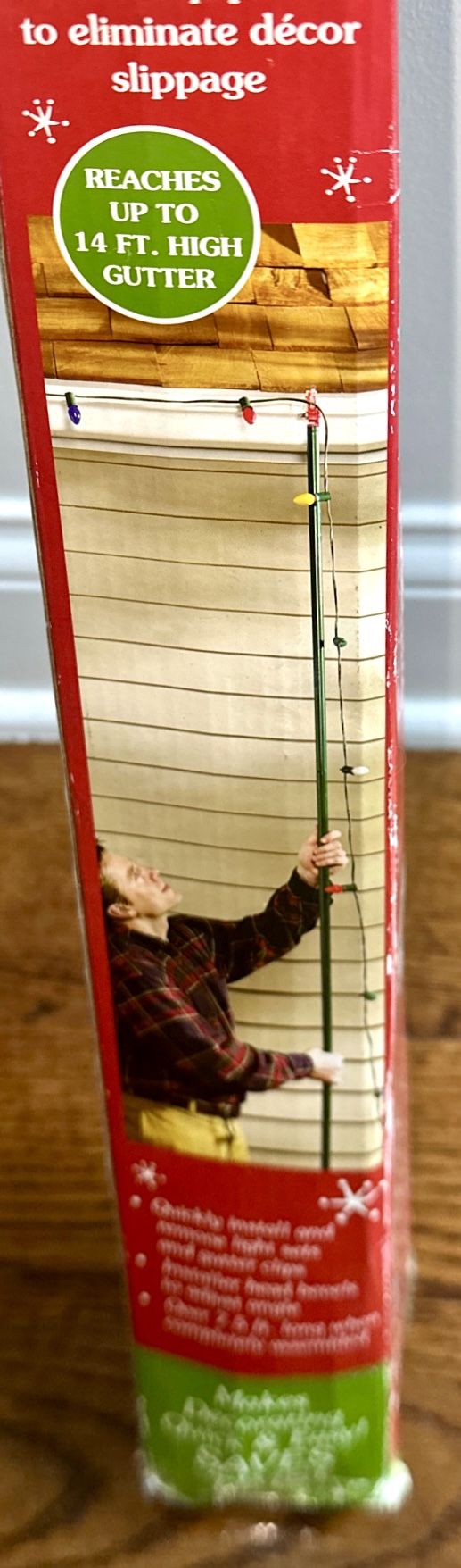 Hangman Gutter Light and Decor Clip Set with Pole