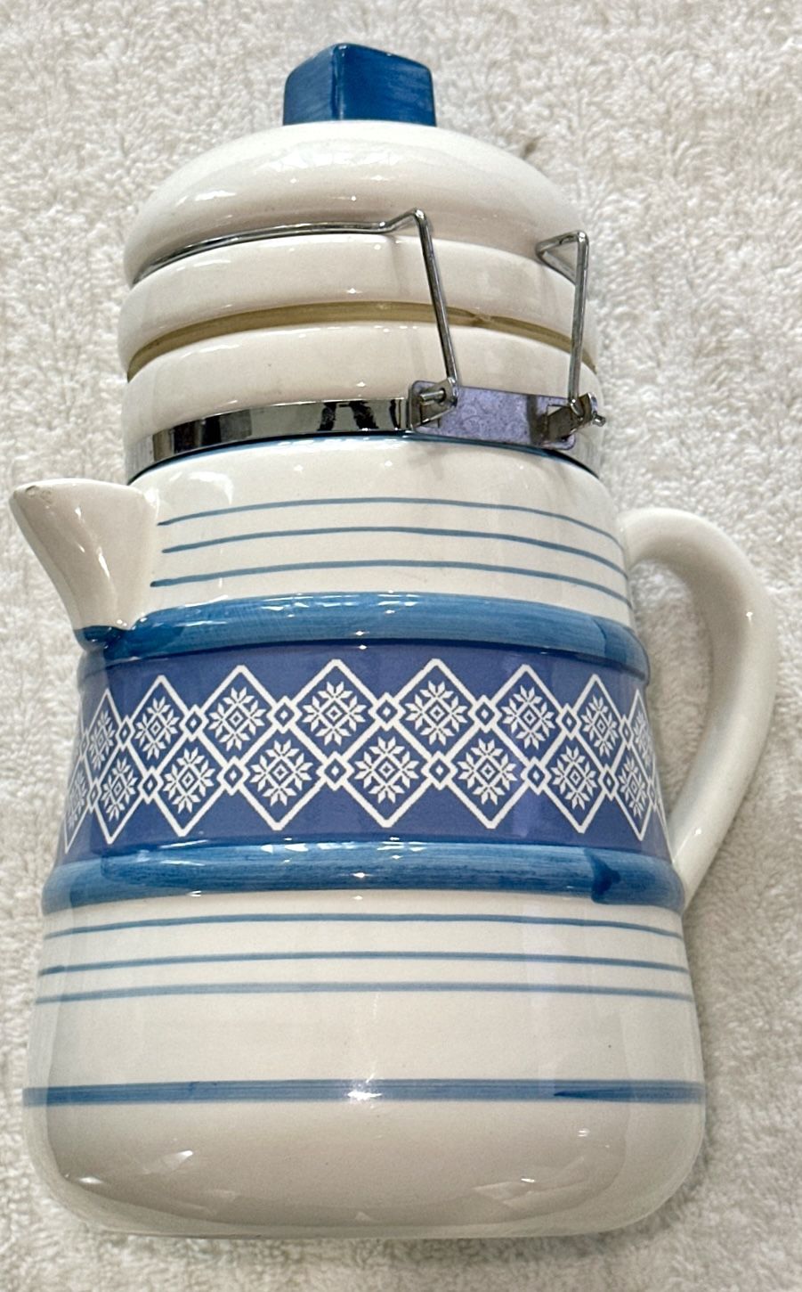 Lighthouse Canister shaped like a tea pot w/ Coffee Cup - photo 3