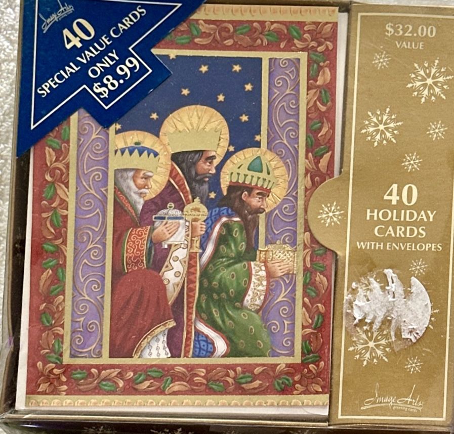 Christmas Holiday Cards Boxed Lot - 5 Sets, 86+ Cards - photo 2