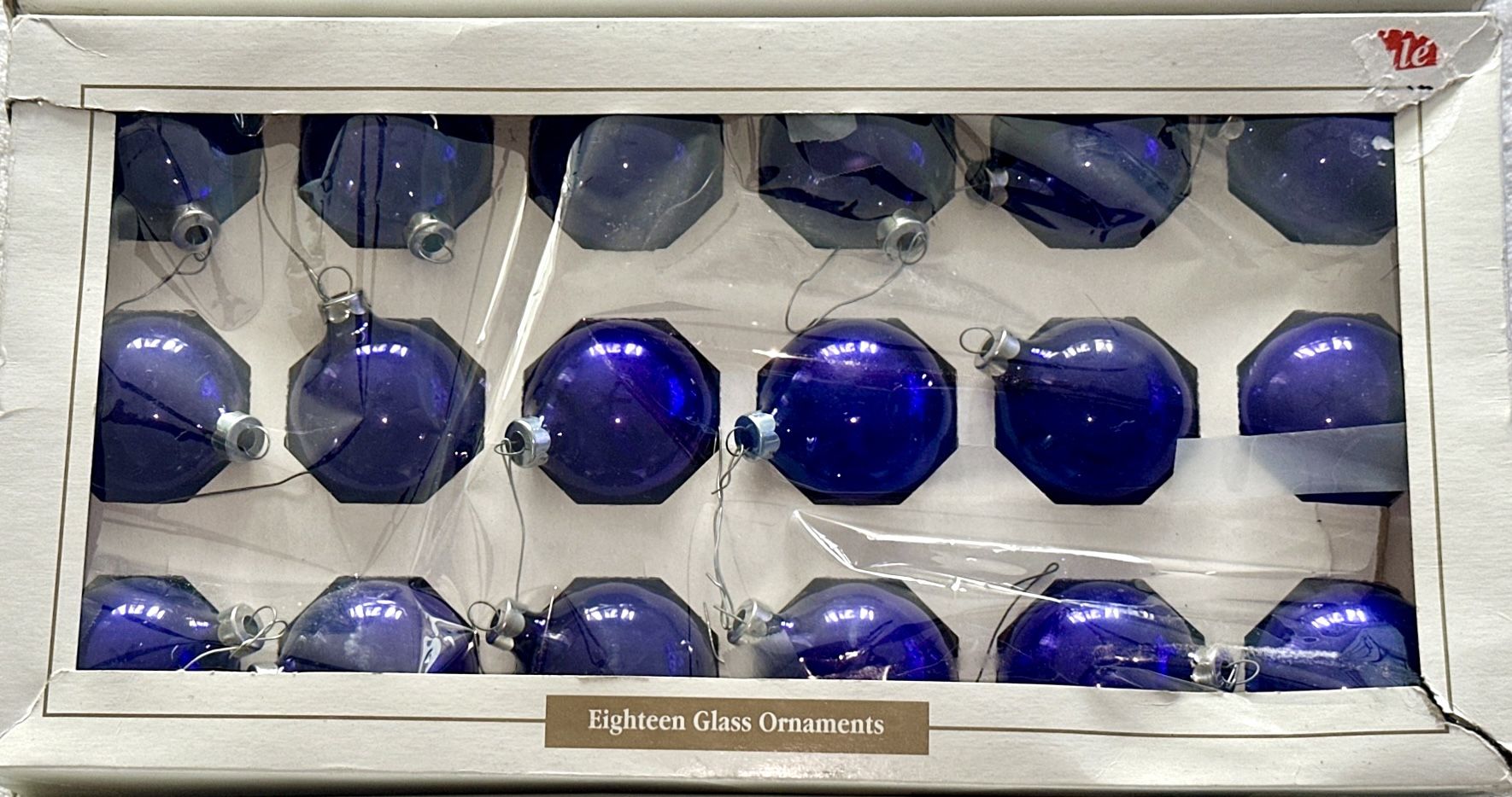 Christmas Ornaments - 54 Purple Glass - Target Vintage 2001 - photo 3