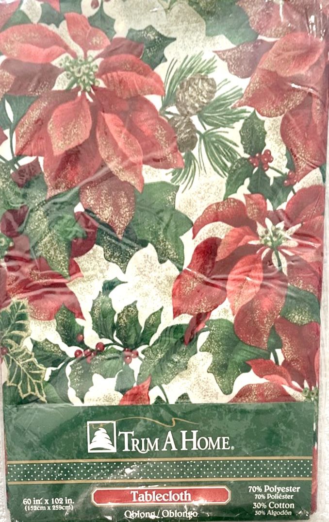 Trim A Home Christmas Tablecloth - Vintage Pattern - photo 5