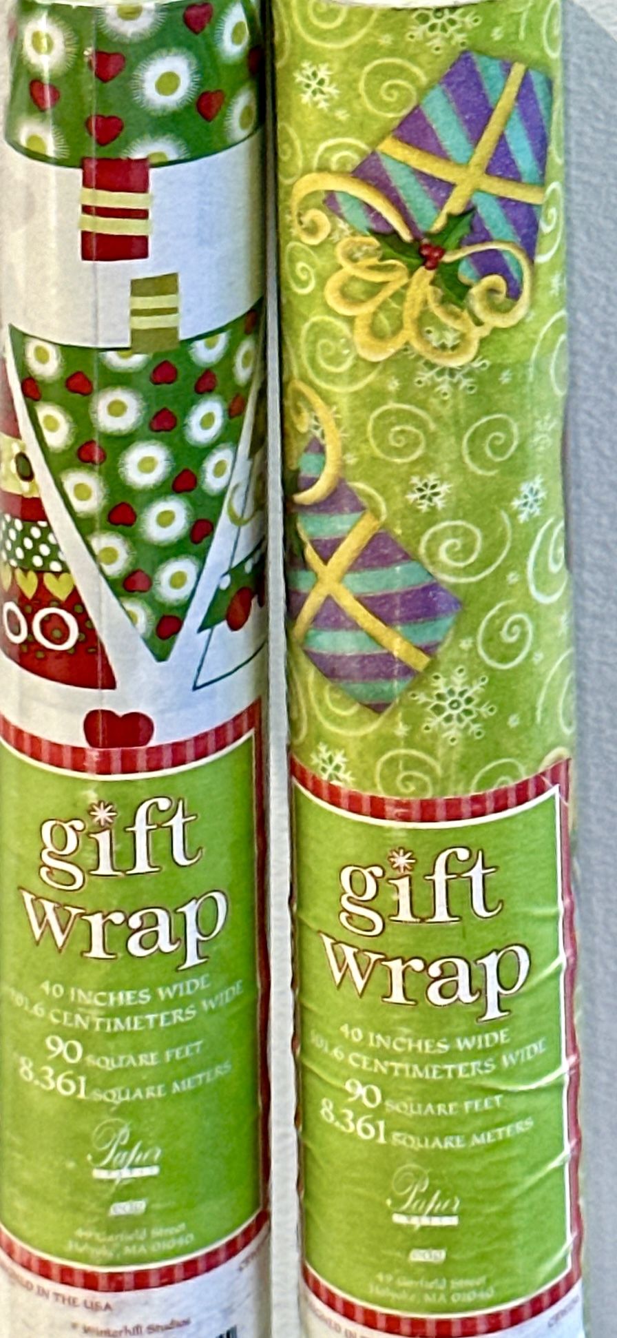 Holiday Christmas Wrapping Paper Rolls Set of 2 Rolls-90 Sq. Ft. - photo 2
