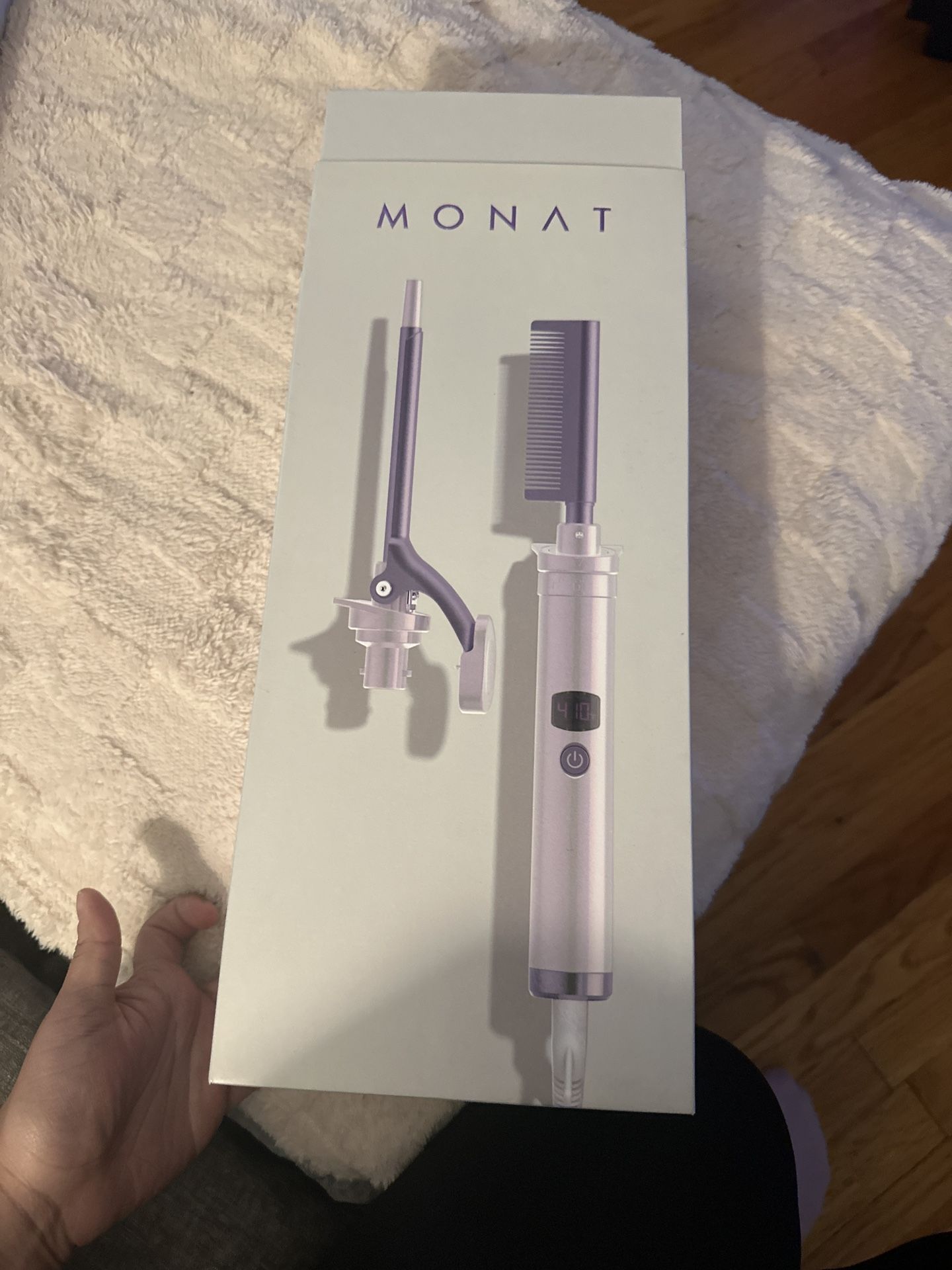 MONAT Sleek & Curled Interchangeable Hot Comb & Curling Rod