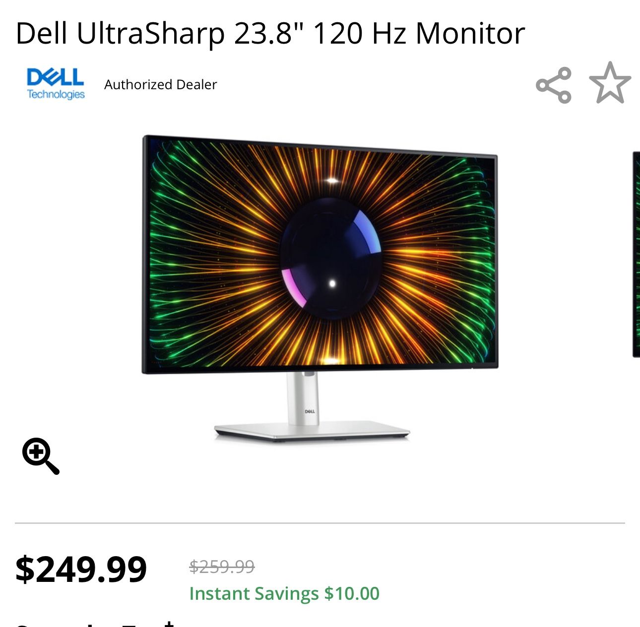 Dell U2422H 24” IPS Monitors – Excellent Condition