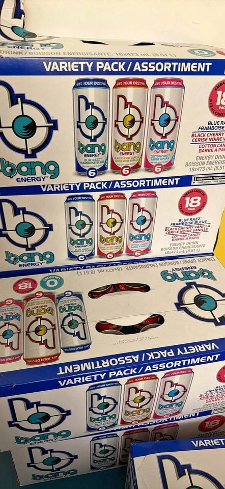 Refreshing Bang Energy drink cases available