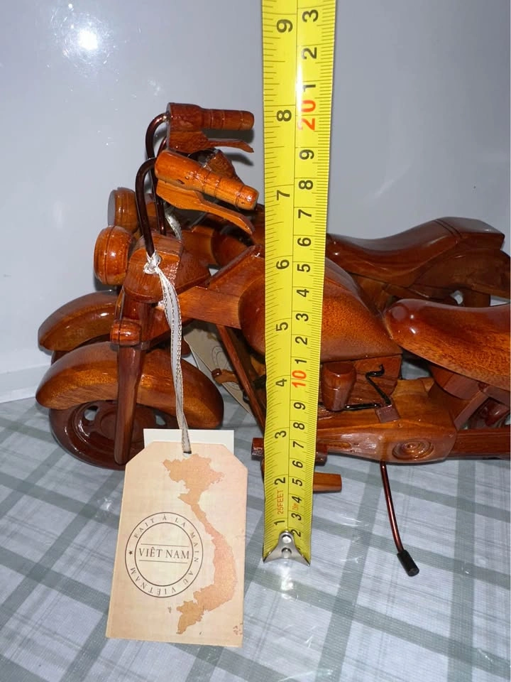 Homesense Wooden Motorcycle Decor Set of 2 - photo 4