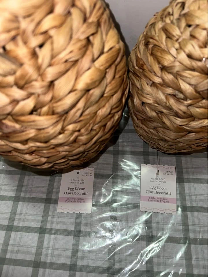 Ashland Woven Egg Decor Set of 2 Easter Meadow - photo 2
