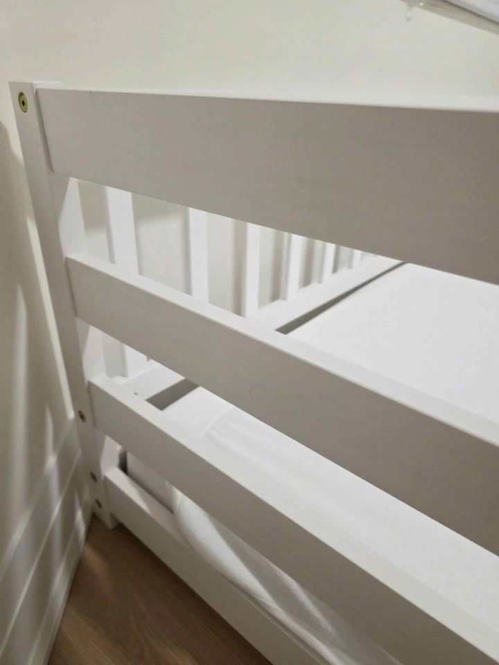 White Wooden Toddler Bed Frame - Montessori Floor Bed - photo 4