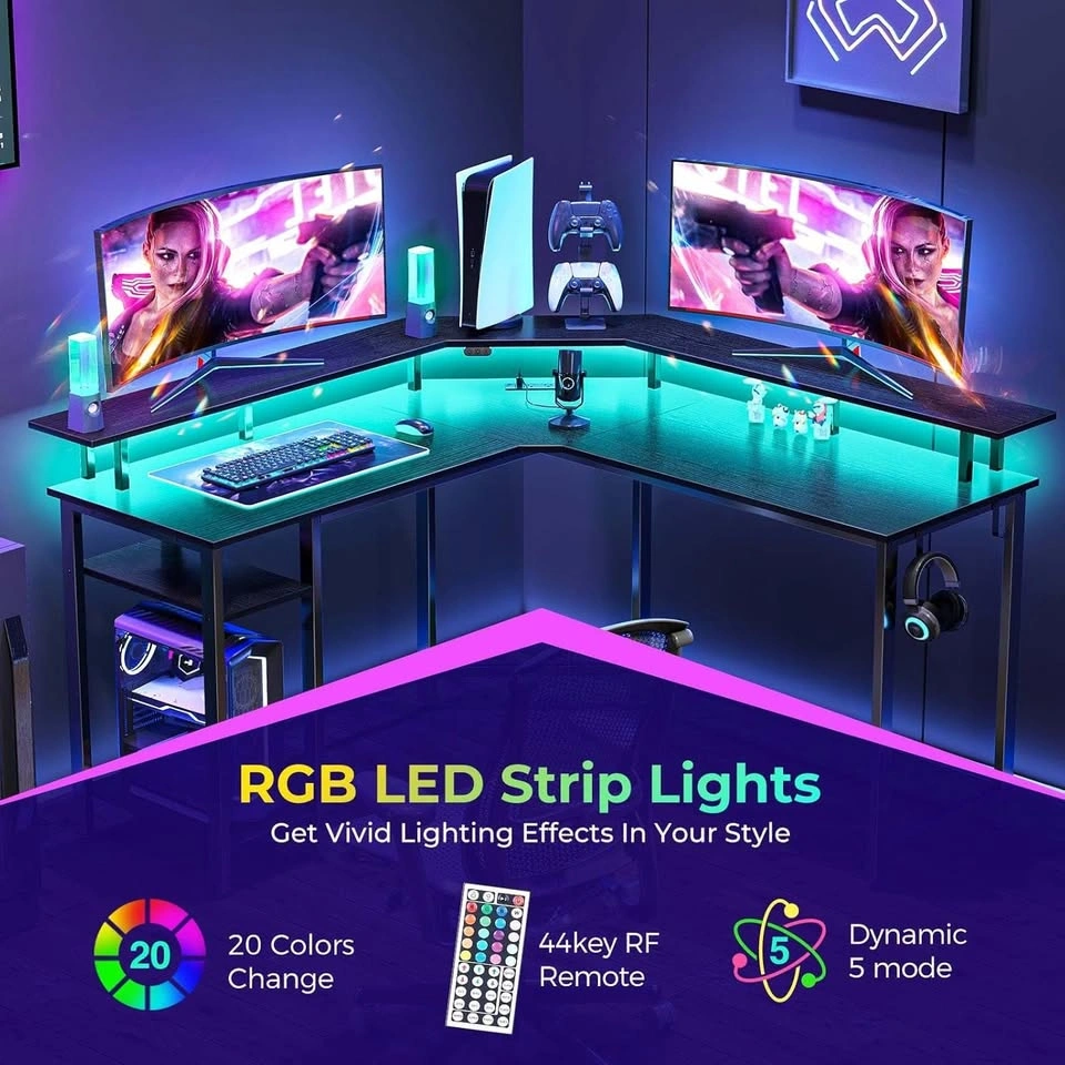 Unopened 53-Inch Computer Desk w/ Power & LED $220 Value - photo 2