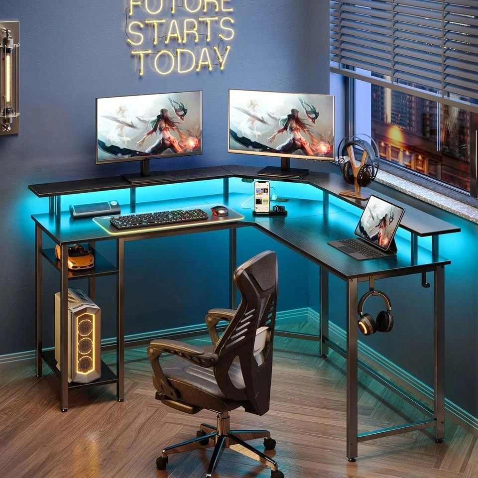 Unopened 53-Inch Computer Desk w/ Power & LED $220 Value - photo 5