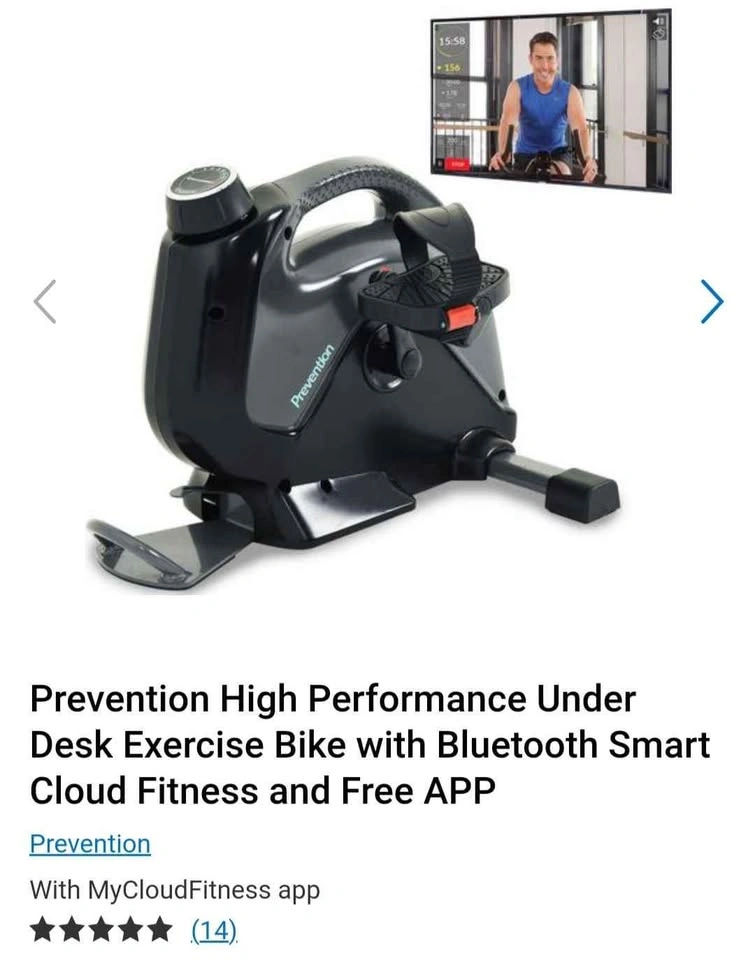 Under desk exercise bike with free app! - photo 3
