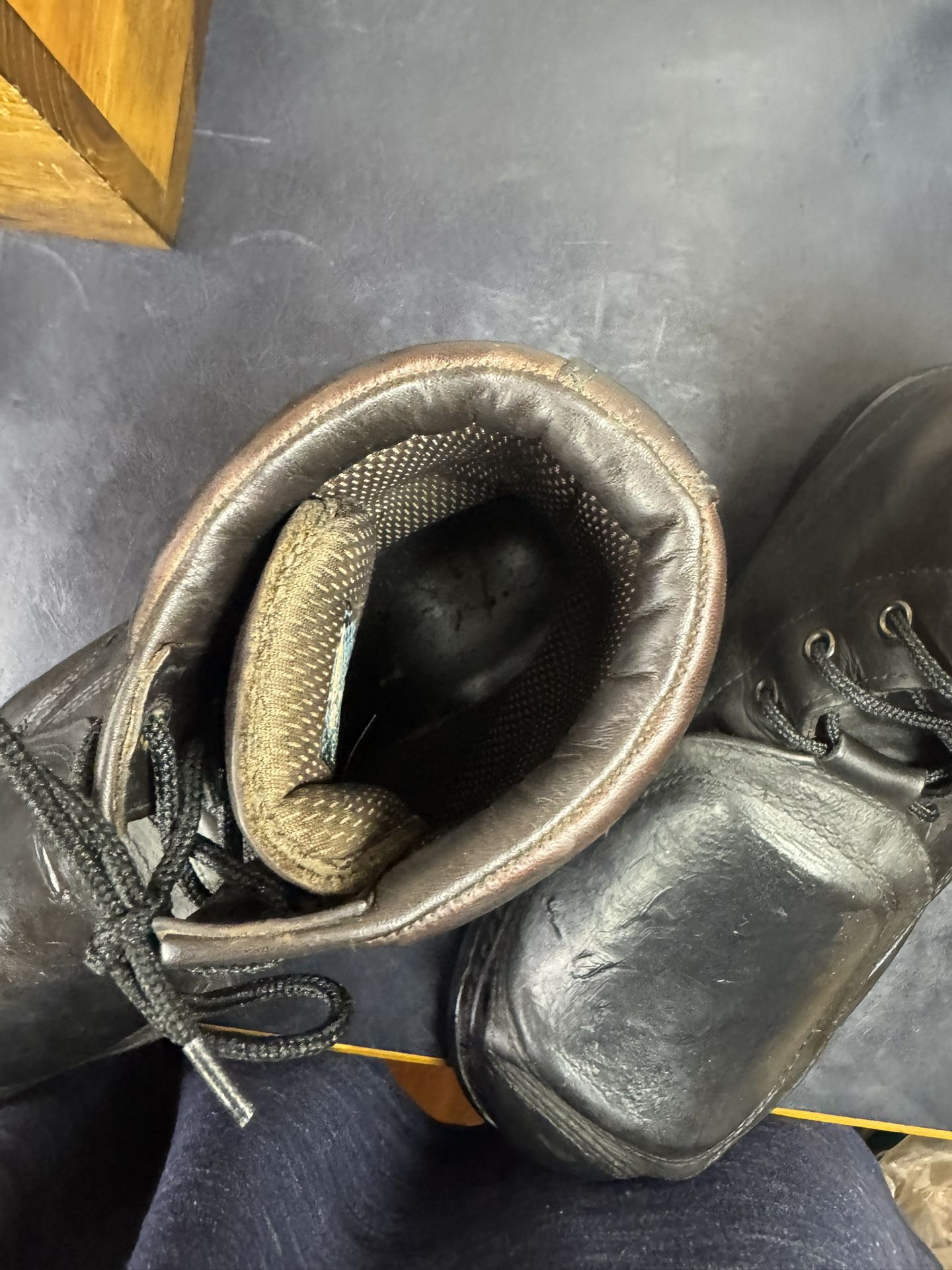 Red Wing 5889 Steel Toe Work Boots - Size 13 - Black Vibram - photo 4