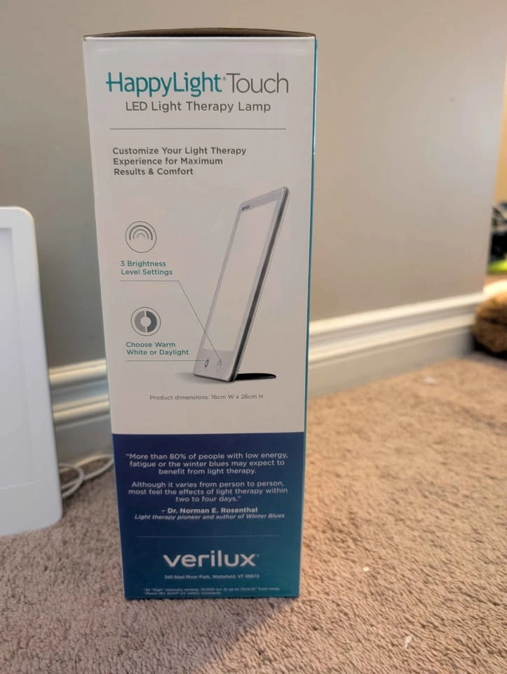 Verilux HappyLight Touch LED Light Therapy Lamp - photo 2