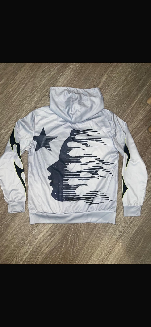 Brand New Hellstar Grey Graphic Hoodie - photo 2