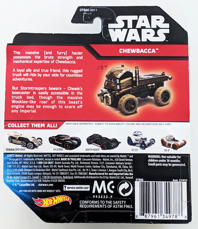 Hot Wheels - Star Wars - Diecast Vehicles - $20 Each - photo 3