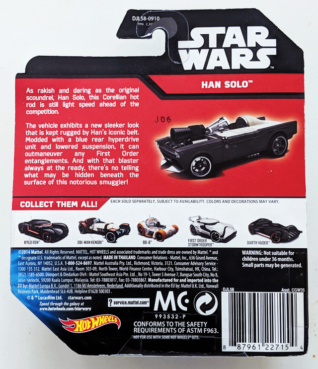 Hot Wheels - Star Wars - Diecast Vehicles - $20 Each - photo 5