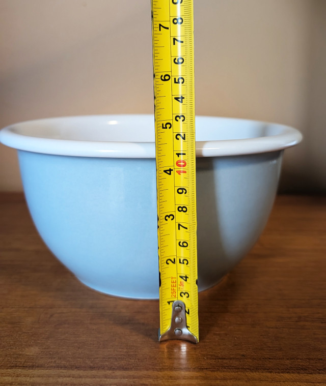2qt Corningware Stoneware Robin Egg Blue Mixing Bowl - photo 5