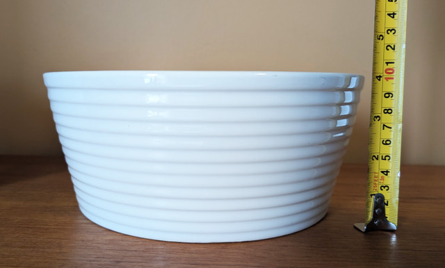 3 Ribbed Ceramic Bowls - photo 3