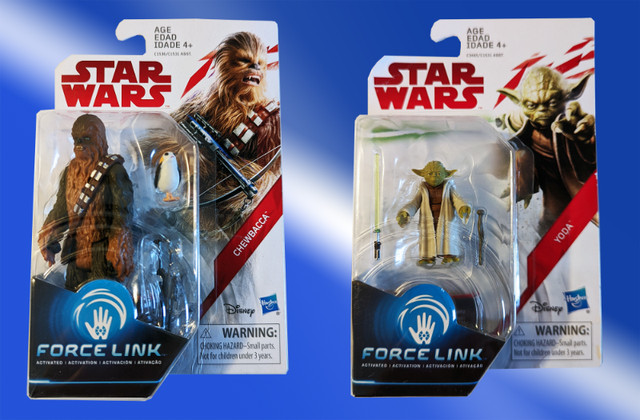 NEW Star Wars Force Link Yoda & Chewbacca