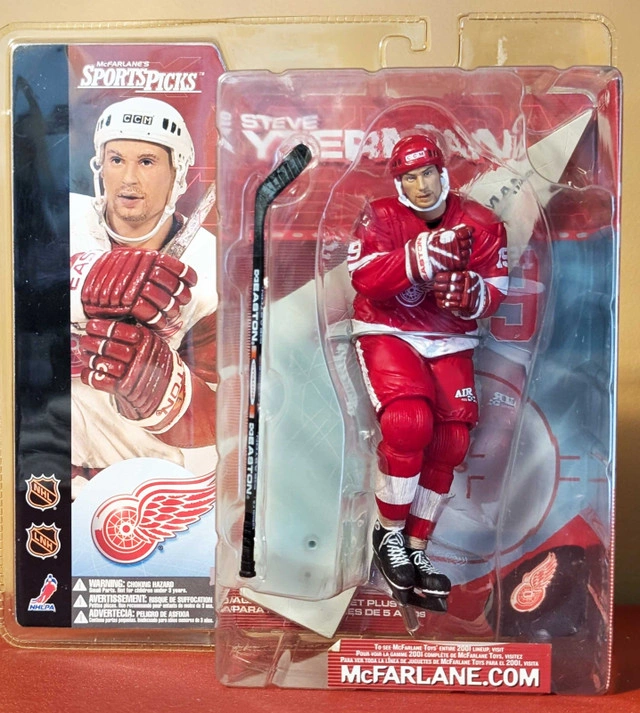 NEW McFarlane NHL Steve Yzerman Detroit Karrot