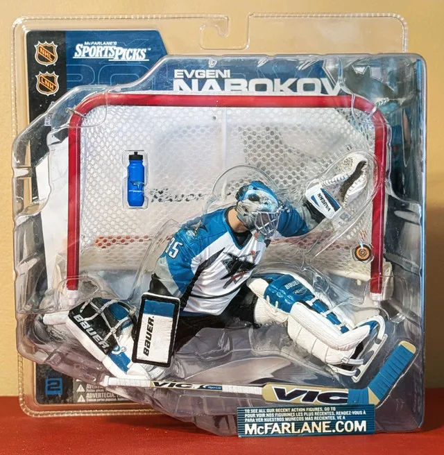 McFarlane Nabokov - San Jose Sharks - White Jersey thumbnail